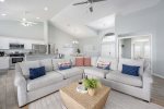Wave N` Sea Is Inviting You with an Open Floor Plan and Beachy Decor